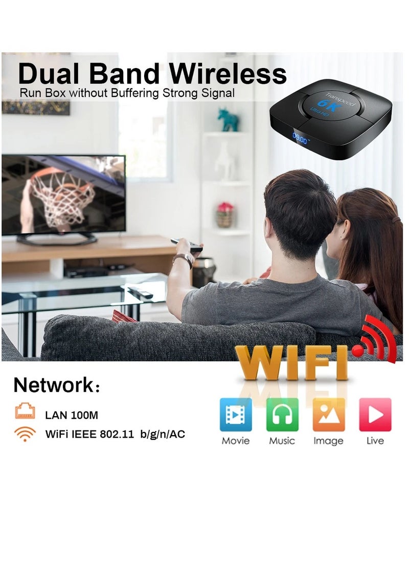 Generic Transpeed Android 12.0 Set Top Box Voice Assistant 6K  4GB 64GB  - Image 5