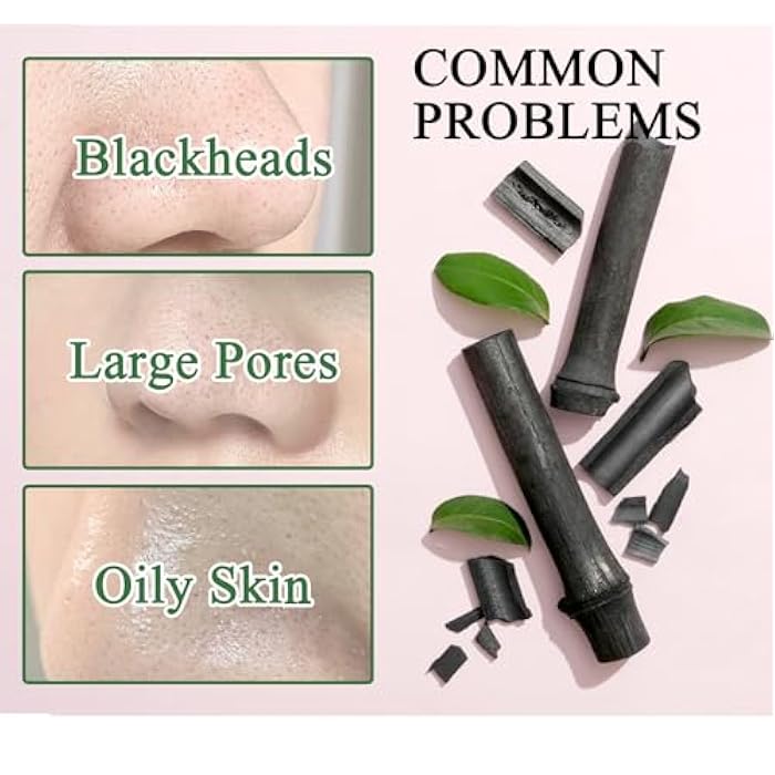 XMXueMei Blackhead Remover Peel Off Face Mask,Deep Cleansing Black Head Remover Mask for Face Nose,Blackhead Pores Remover Facial Mask and 6 Charcoal Blackhead Removal Pore Strips Set for All Skin Types（7PCS） - Image 3