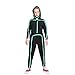 HSCTEK Light Up Stick Figure Costume Kids Led Stick Man Costumes Child Boys Girls Halloween Glow in Dark Stickman Cosplay YouthFluorescent Green 1012 - Image 3