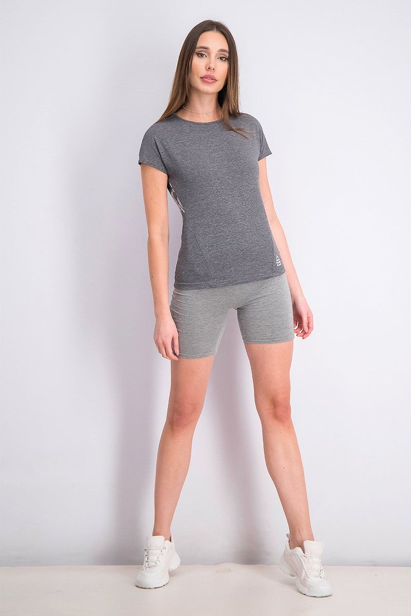 Reebok Women Crossfit Activchill Cotton Tee, Black - Image 4