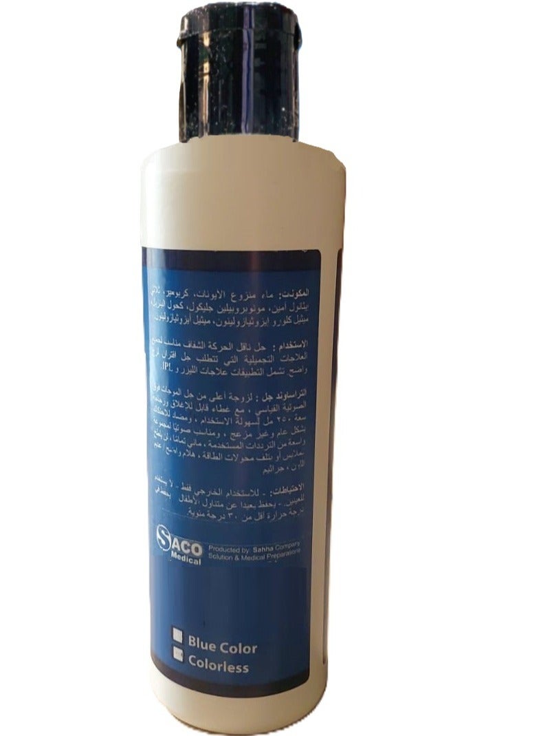 Saco SACO Clear Ultrasound  Gel Colourless Bacteriostatic for Ultrasound and Doppler Machines and Monitors 250ml ( 2 Pack )  - Image 3