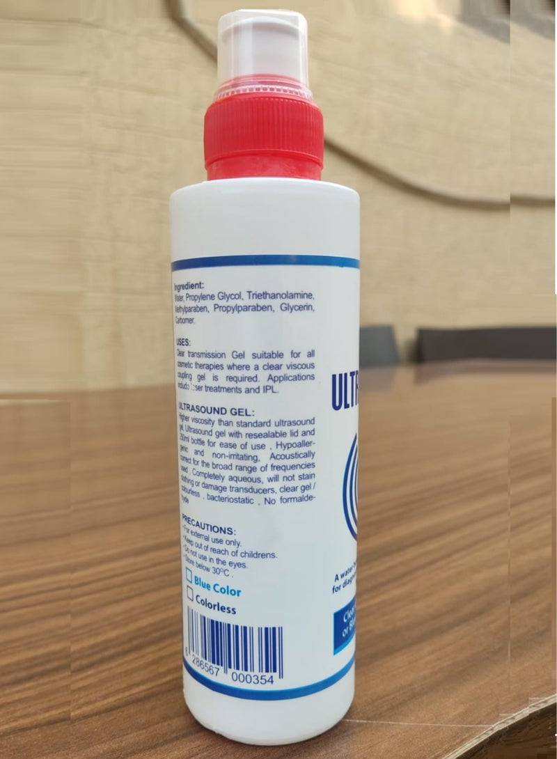 ساكو الترا ساوند جل بالموجات فوق الصوتية اقل حركة عالي اللزوجة  ومضاد للجراثيم 250 مل من ساكو ( 2 عبوة ) - Image 3