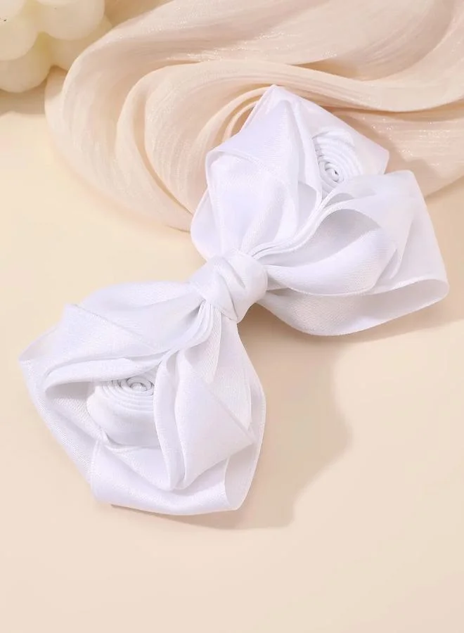 Take Two  Solid Bow Hair Clip for Women | Best Price UAE
