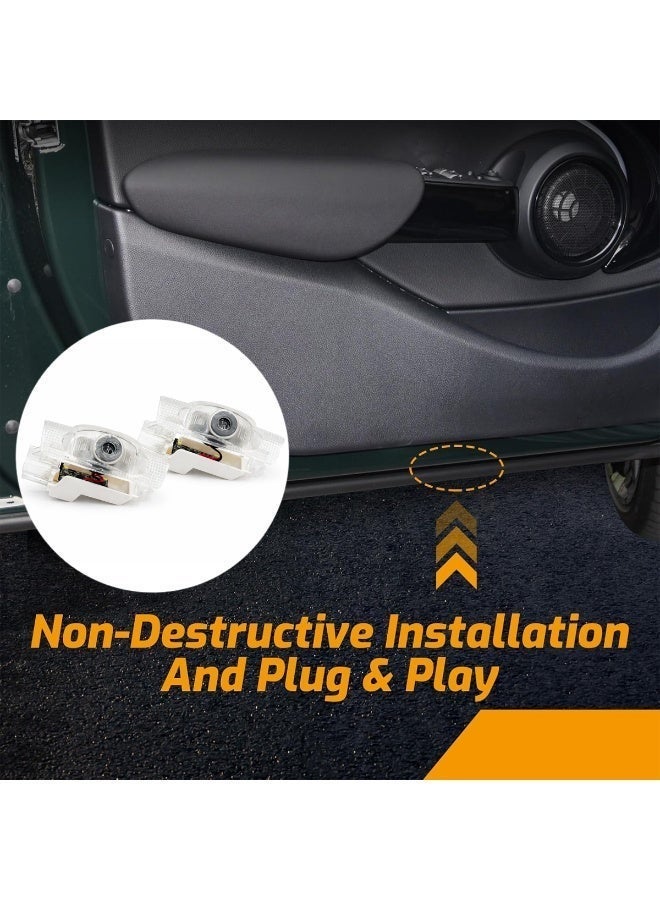 Elite Bulb LED Car Door Logo Projector Lights Plug and Play Ghost Shadow Courtesy Lamp Wireless No Drilling for Compatible Vehicles 2PCS Set - Image 5
