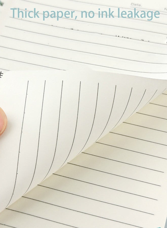 ستار لين 6 حزمة دفاتر ملاحظة دوامة ، 60 ورقة / 120 صفحة لكل ، A5 دفاتر ملاحظة ورقة متطابقة سميكة للدراسة والملاحظات ، دفاتر ملاحظة يومية خط عرضي لمكتب الأعمال اجتماع المدرسة يومية - Image 2