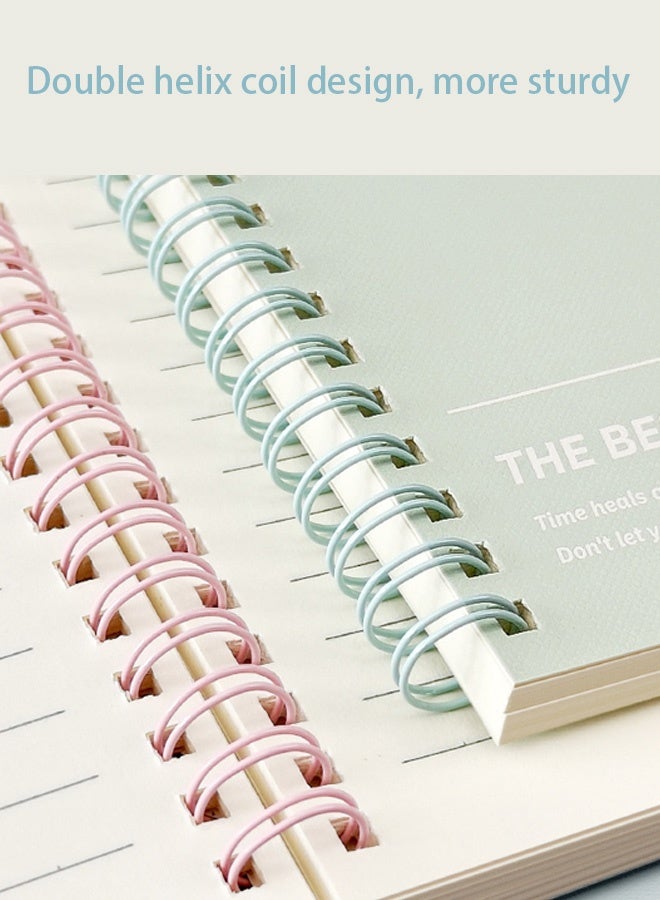 ستار لين 6 حزمة دفاتر ملاحظة دوامة ، 60 ورقة / 120 صفحة لكل ، A5 دفاتر ملاحظة ورقة متطابقة سميكة للدراسة والملاحظات ، دفاتر ملاحظة يومية خط عرضي لمكتب الأعمال اجتماع المدرسة يومية - Image 5