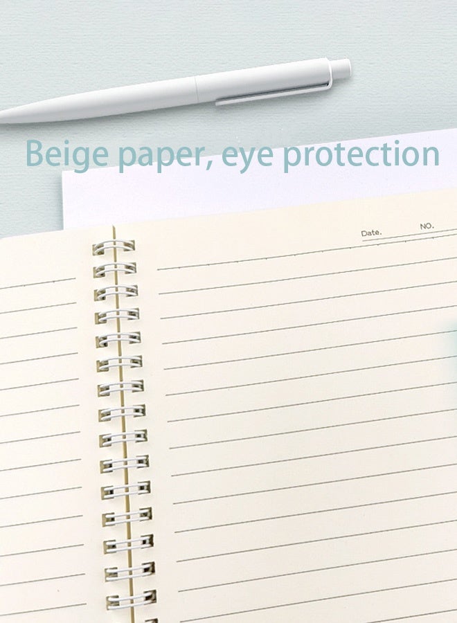ستار لين 6 حزمة دفاتر ملاحظة دوامة ، 60 ورقة / 120 صفحة لكل ، A5 دفاتر ملاحظة ورقة متطابقة سميكة للدراسة والملاحظات ، دفاتر ملاحظة يومية خط عرضي لمكتب الأعمال اجتماع المدرسة يومية - Image 3