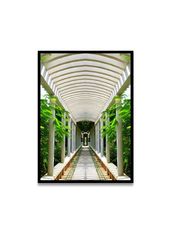 Marktna Canvas Wall Art For Wall Decoration Modern Design With A Hollow Black Frame Size 120x80cm One Piece - Image 2