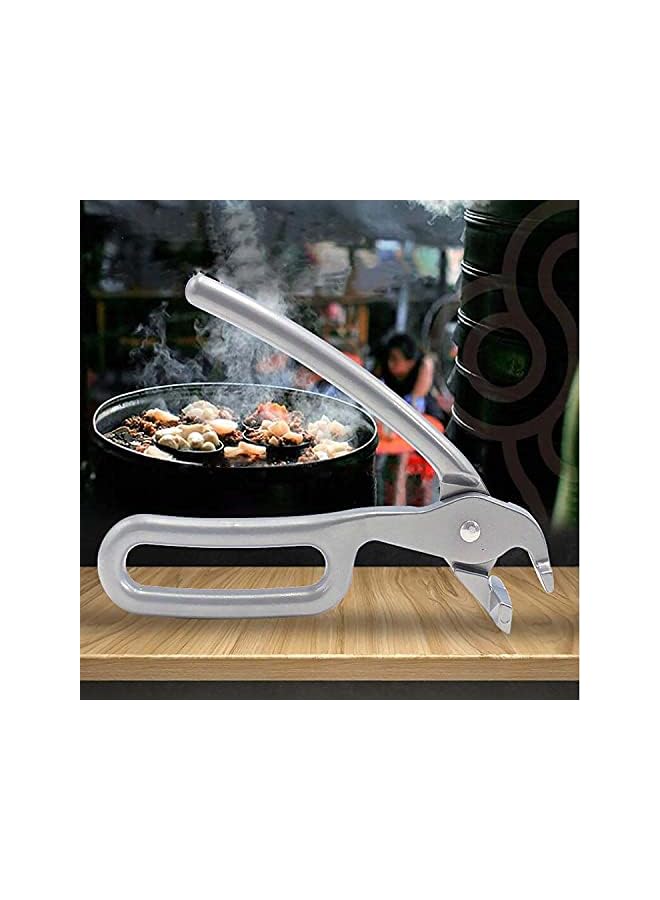 KASTWAVE Pan Gripper, Pliers Gadget, Cast Aluminum Anti-Scald Baking Pan Gripper Clips Retriever Tongs, KASTWAVE for Lifting Hot Plate, Bowls with Food Out, from Microwave, Saved You from Burnt Fingers - Image 5