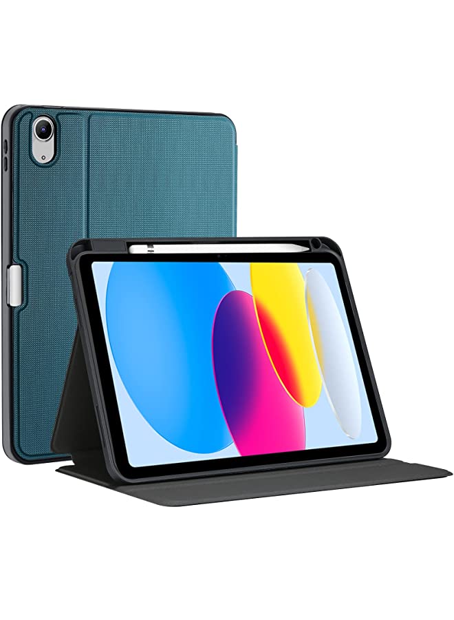 Procases ProCase for 2022 iPad 10th Generation Case with Pencil Holder, Slim Stand Protective Folio Book Cover for iPad 10.9 inch 2022 A2696 A2757 A2777 -Teal - Image 1