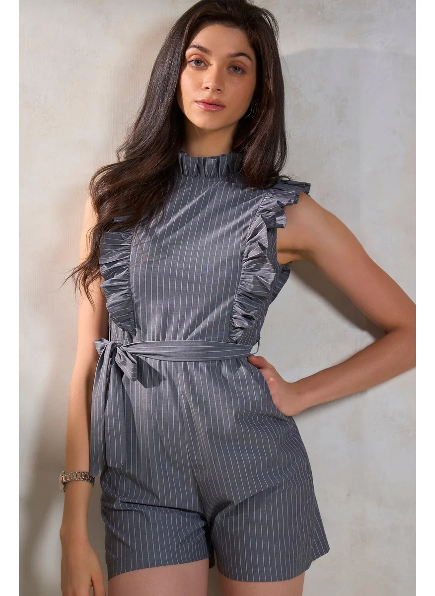 Virgio Virgio Round Neck Pure Cotton Jumpsuit