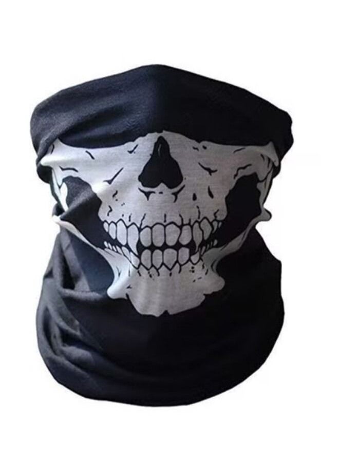 Generic - Lightweight Breathable And Microfiber Polyester Skull Printed Face Mask cm - Image 1