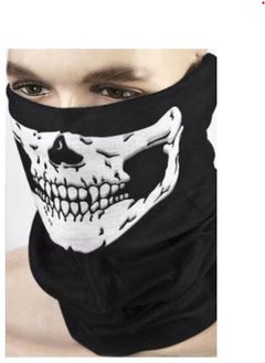 Generic Lightweight Breathable And Microfiber Polyester Skull Printed Face Mask cm  - Image 5