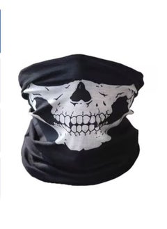 Generic Lightweight Breathable And Microfiber Polyester Skull Printed Face Mask cm  - Image 1