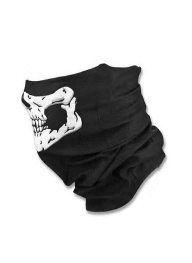 Generic - Lightweight Breathable And Microfiber Polyester Skull Printed Face Mask cm - Image 1