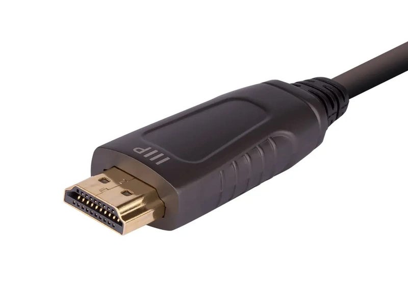 Monoprice كابل HDMI معتمد من Monoprice بسرعة فائقة 8K - HDMI 2.1، 8K@60Hz، 4K@120Hz، 48Gbps، HDR، VRR، كابل بصري نشط (AOC)، 49 قدم، أسود - Image 3