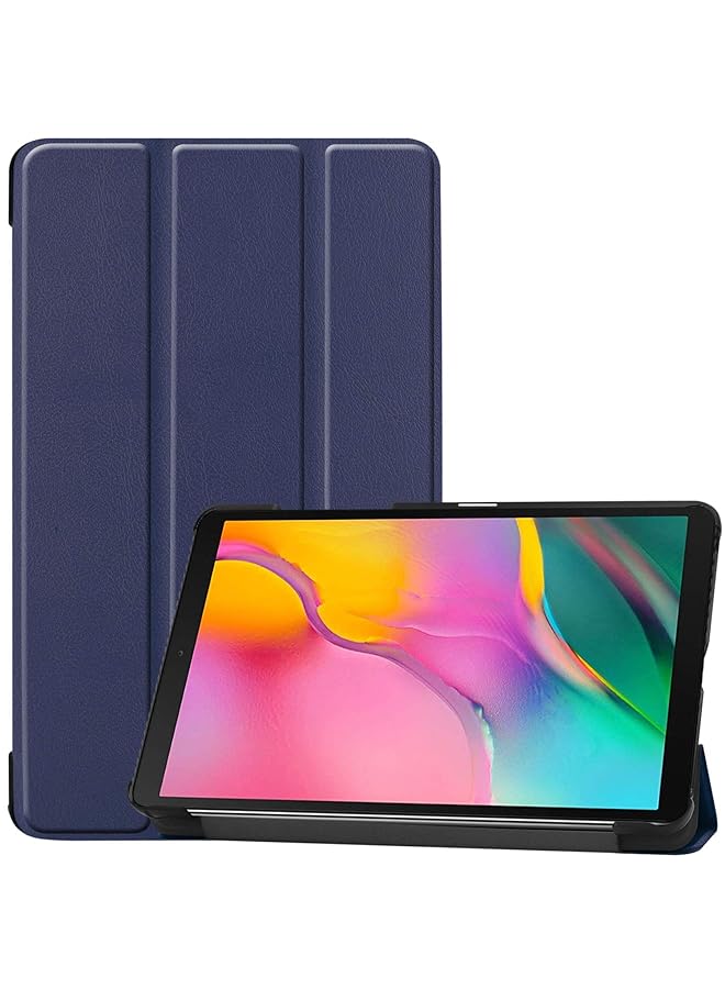 Procases Galaxy Tab A 8.0 2019 Case T290 T295 Slim Light Cover Trifold Stand Hard Shell Folio Case For 8.0 Inch Galaxy Tab A 2019 Without S Pen Model Sm T290 Wi Fi Sm T295 Lte Navy - Image 1