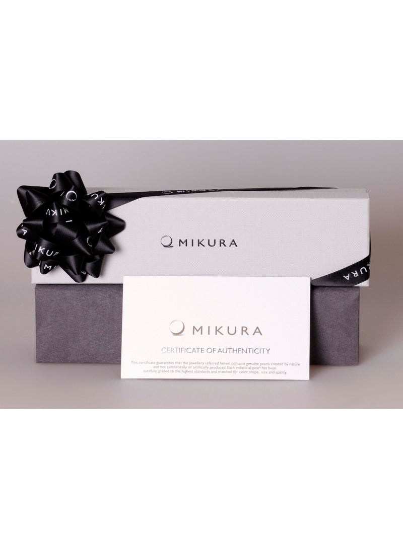 MIKURA Bracelet 2St 19Cm, Freshwater Pearls, A Quality, White Color, 5.5-5.0MM, 18KY - Image 4