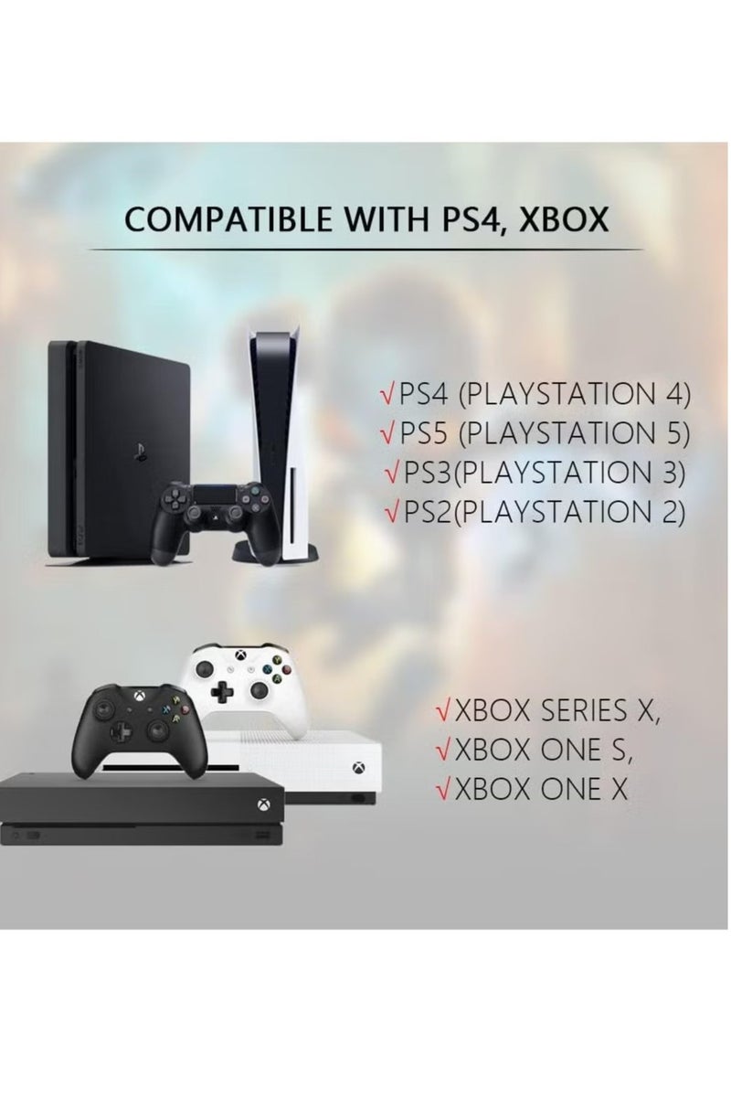 Coconut Power Cable Lead UK Plug to Figure 8 2 Pin Cord for Samsung Toshiba Philips LG Sony Panasonic LED Flat TV Sky Box XBOX One S PS5 PS4 Projector Camera Charger Cord 1.5 M Length - Image 4