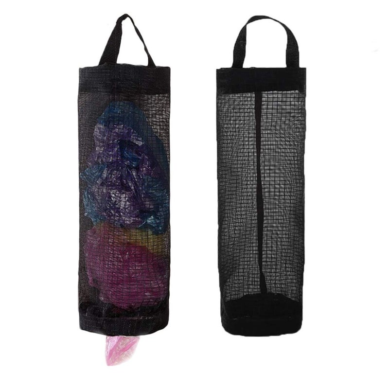 حامل أكياس بلاستيكية TOGETRUE شبكة حامل أكياس البقالة تخزين أكياس معلق موزع أزرق بحري 2 عبوات