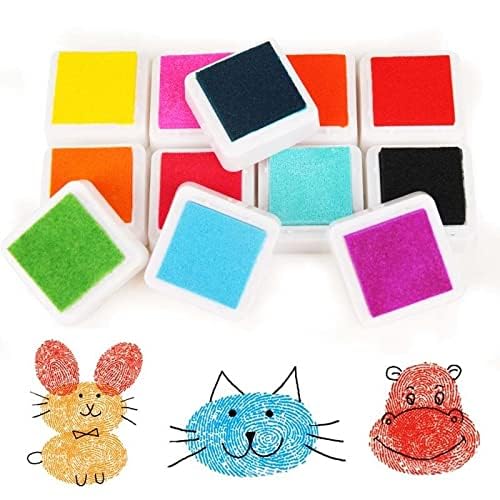 KRAFTMASTERS® Ink pad Stamp Coloured Printing Art Craft, Scrap-Booking (Pack of 12 Ink Pad) - Image 4