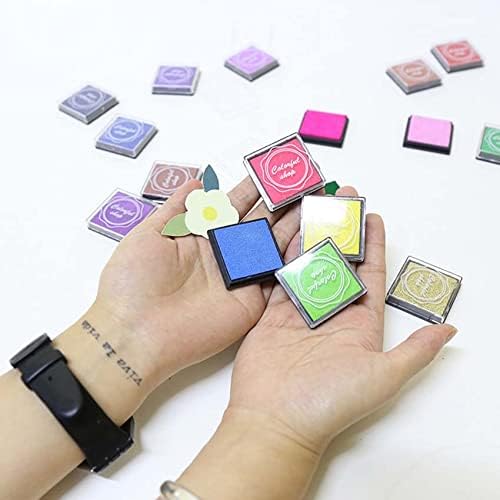 KRAFTMASTERS® Ink pad Stamp Coloured Printing Art Craft, Scrap-Booking (Pack of 12 Ink Pad) - Image 5