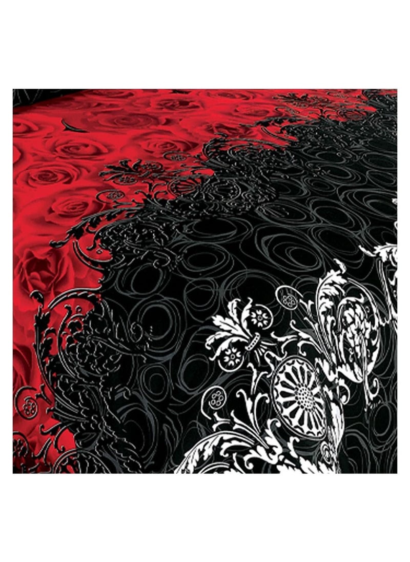 Family Bed - stic Bed sheet satin cotton 4 pieces size 180 x 200 cm Model 4011 from Family Bed - Image 1