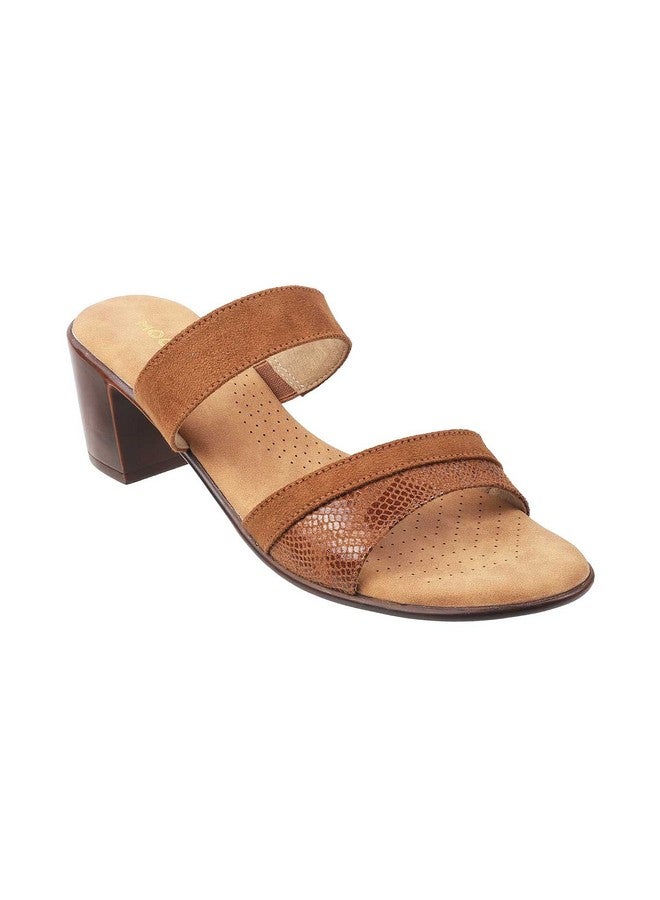 موتشي حذاء موتشي بني صناعي للنساء بدون رباط (مقاس (7 المملكة المتحدة (40 الاتحاد الأوروبي)) - Image 1