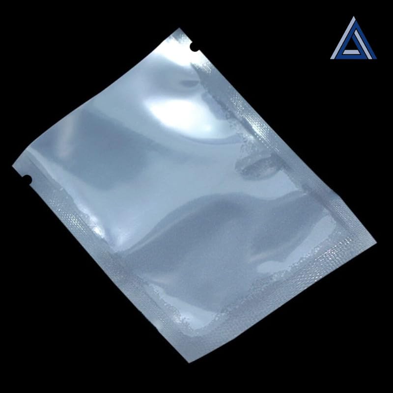 Deera Clear Flat Pouch | Food-Grade PET+Poly Material | Heat Sealable & Nitrogen Flush Compatible | Transparent Packaging Bag for Snacks, Dry Fruits & Storage, (Size-500gm, 7 X 9 Inches) - Image 3