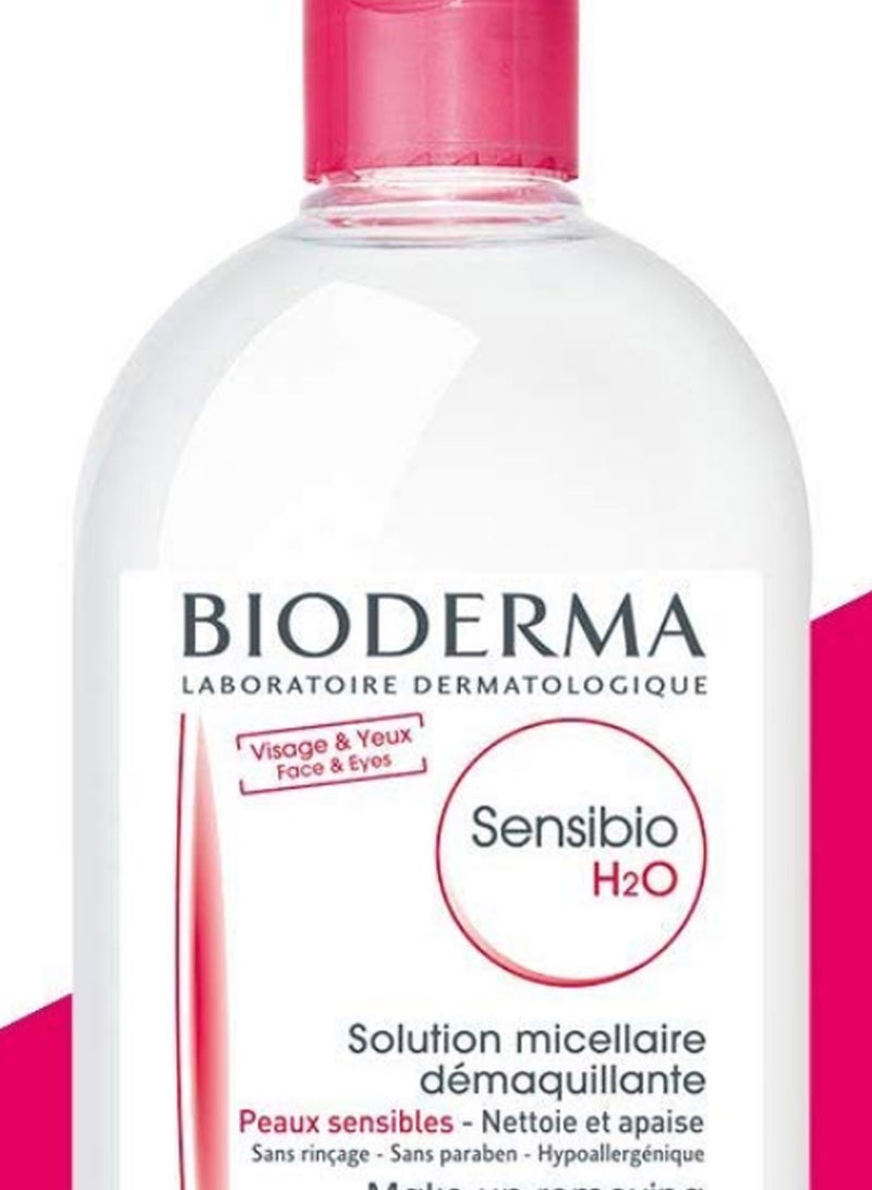 Bioderma Sensibio H2O Without Pump Face Cleansers Clear - Image 2
