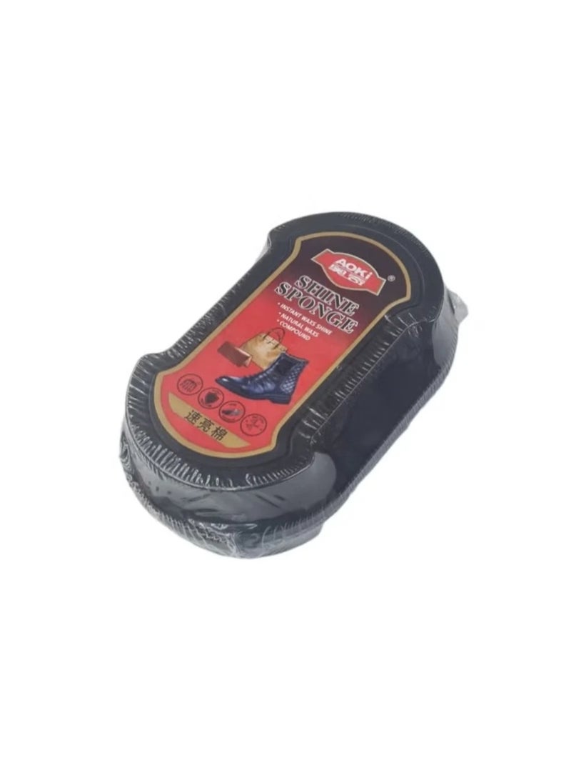 Aoki Pack Of 2 Shoe Shine Spong - Image 2