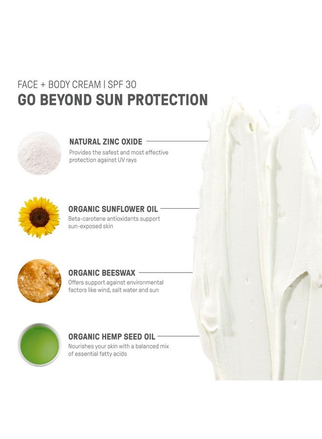 Raw Elements Face and Body Mineral Sunscreen SPF 30 Tin, Organic Sunblock Daily Protection, Non Toxic Reef Safe, Water Resistant, Cruelty Free, Plastic Free, 3 oz (Pack of 1) - Image 5