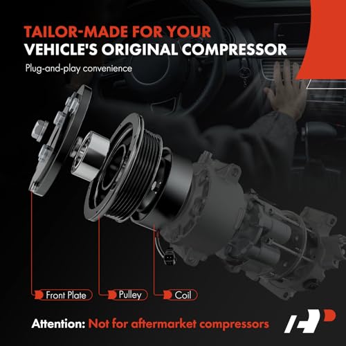 A-Premium Air Conditioner AC Compressor Clutch Kit Compatible with Toyota Camry 1994-2001, Avalon 1995-1999, Solara 1999-2003 & Lexus ES300 1994-1998, 3.0L - Image 3