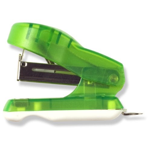 Officemate Mini Stapler with 1000 Standard Staples, Comes in Assorted Colors - Red/Blue/Green/Purple (97753) - Image 2