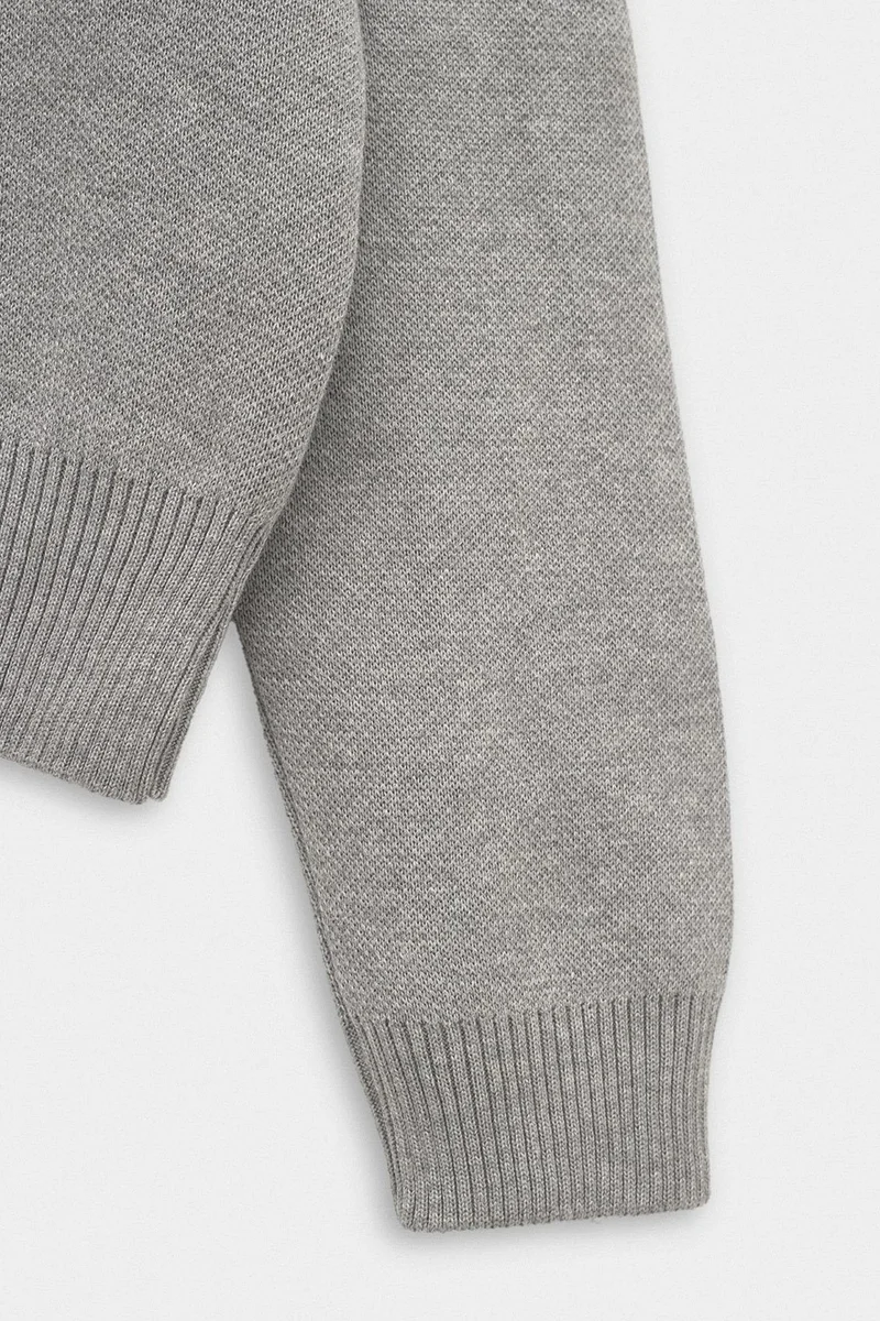 Giesto Light Grey GIESTO Men's Cotton Sweater for Men | Best Price UAE