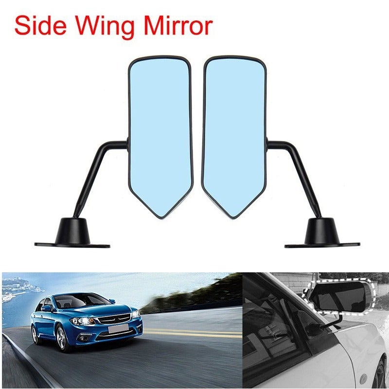 Supply Car Modification F1 Bullet Mirror Racing Suv Rearview Mirror Flower Mirror Retro Style Rearview Mirror - Image 2