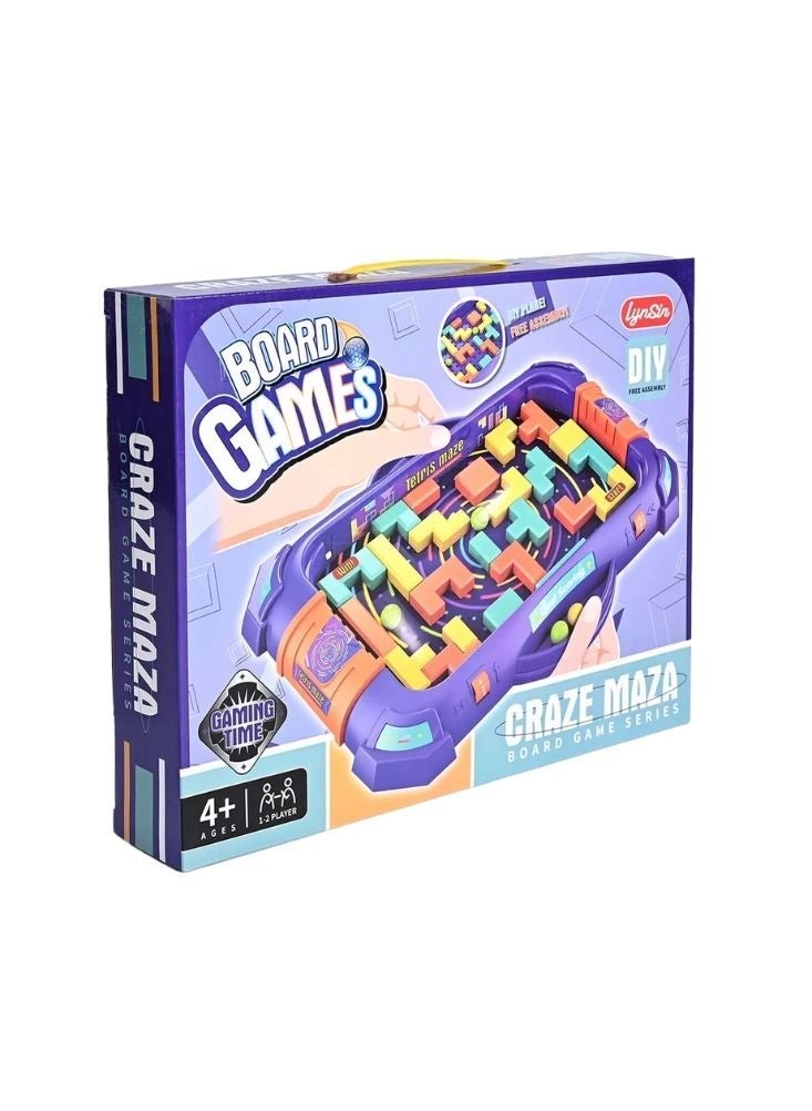 CRAZE Magnetic Maze Logic Board Game for Kids – Brain Teaser Puzzle Toy with Colorful Paths & Shapes, STEM Learning Activity Toy - Image 5