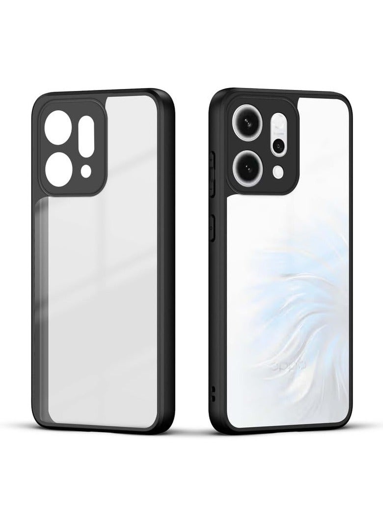 جراب حمايه شفاف مضاد للاصفرار ومقاوم للصدمات متوافق مع Oppo Reno 14 (شفاف) - Image 2