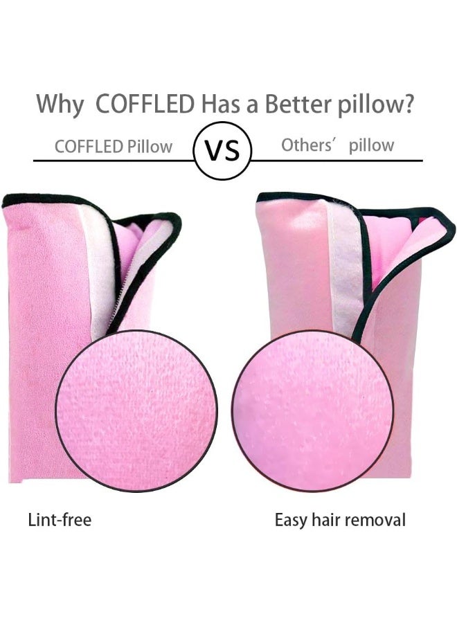 COFFLED 2PC Seat Belt Pillow for Kids, Car Seat Pillow Neck Rest for Kids, Kids Travel Pillow for Car Seat, Kids Seatbelt Pillow, Toddler Infant Safety Support Shoulder Flat Pad, Seat Belt Strap Covers in Car - Image 4