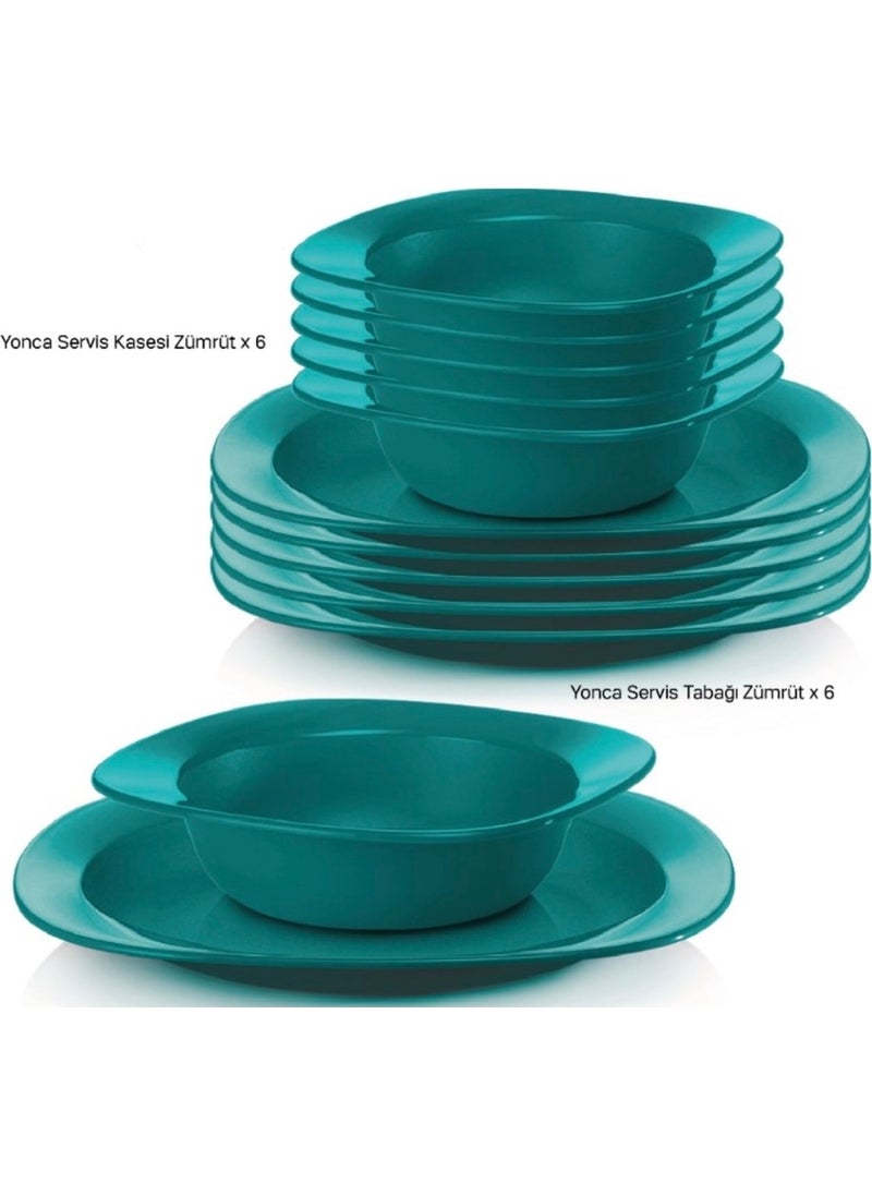 Tupperware Yonca Serving Plate and Bowl Set Esc  - Image 1