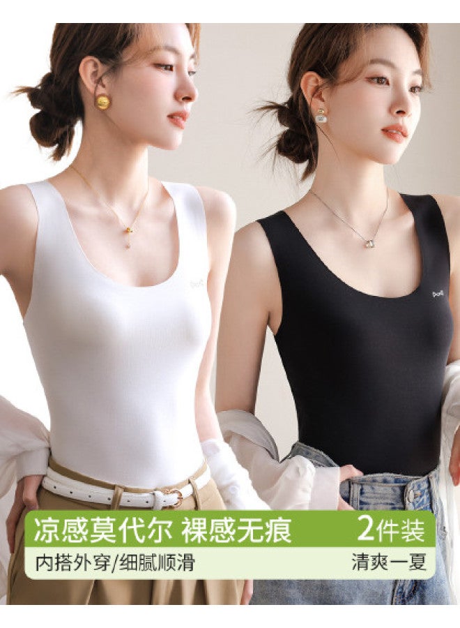 MIIOW Seamless Women'S Camisole, Thin Layering Tank Top For Autumn, Suitable For Both Inner And Outer Wear - Image 1