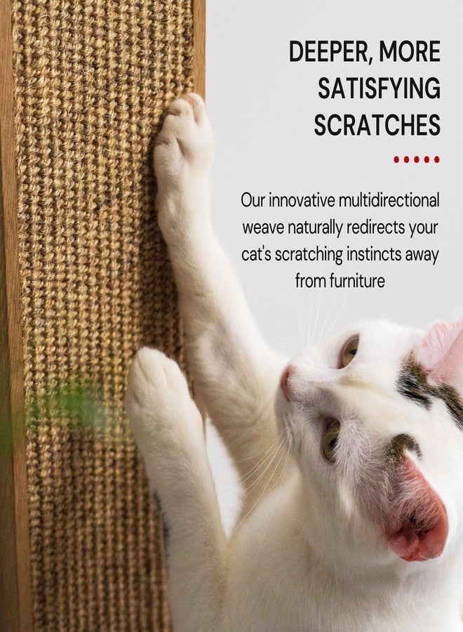 7 Ruby Road Wall Mounted Cat Scratcher - Indoor Vertical Scratching Board for Cats - Scratch Pad Post - Wall Furniture - Image 2