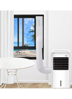 KASTWAVE Portable Air Conditioner Window Kit with 2 3m Seals, Universal Portable Air Window Vent Exhaust Hose, Mobile Air Conditioner Window Damper, AC Ventilation Kit (5.1"/13cm)  - Image 2