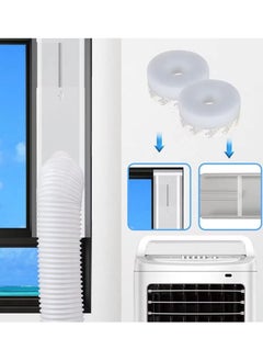 KASTWAVE Portable Air Conditioner Window Kit with 2 3m Seals, Universal Portable Air Window Vent Exhaust Hose, Mobile Air Conditioner Window Damper, AC Ventilation Kit (5.1"/13cm)  - Image 5