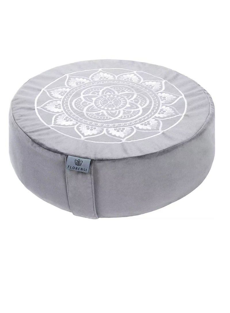 YOKA High-Quality Meditation & Prayer Cushion Floor Pillow – with 2 Covers 16"x16"x5", Comfortable Zafu Yoga Meditation Accessories for Sitting on Floor, Ideal for Prayer, Meditation, Mindfulness, for Women & Men - Image 2