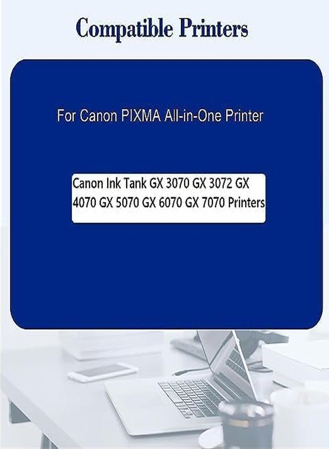 Hynear GI-76 Refill Ink Bottle Suitable for GX3070, GX3072, GX4070 Printers (170ML X 1Bottle/Black + 135ML X 3Bottle/Color) - Image 2
