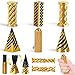 comwish Spiral Cone Fidget Toy Little Ouchies5 Pack Impossible Cone 1 Ouchies Fidget Impossible Pyramid Passthrough Toy for Anxiety Relief 3D Printed Fidget Toy for Valentine Day Gifts for Kids Adults - Image 2