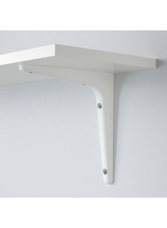 erorex Wall Shelf, White/White, 59X20 Cm - Image 4