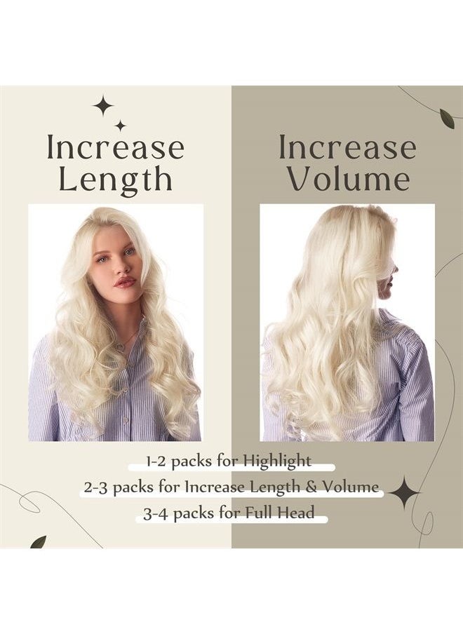 Full Shine Tape in Hair 10 Inch Glue on Real Human Hair Extensions Solid Color 60 Platinum Blonde Straight Pu Tape Hair 30 Gram Seamless Tape on Brazilian Human Hair 20Pcs  - Image 2