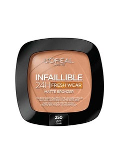 L'OREAL PARIS Infallible 24H Fresh Wear Bronzer 250 Light  - Image 1